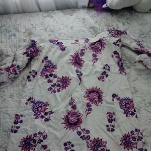 Dropped shoulder dress (short)